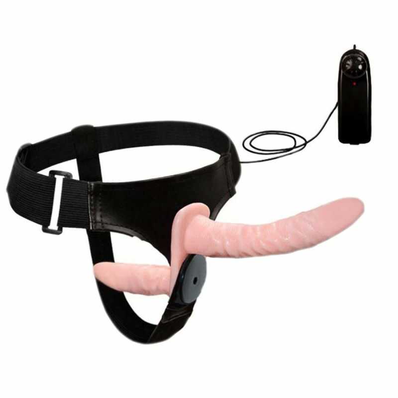 Doppelter Vibrierender Umschnalldildo