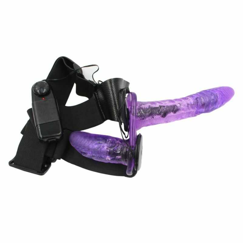 Doppelter Vibrierender Umschnalldildo - Image 3