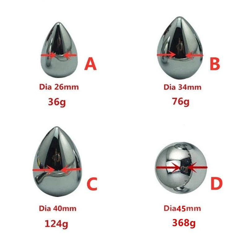Edelstahl Skrotum-Klammer mit Anal-Plug - Image 3