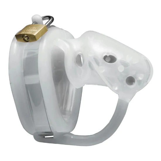 Flexibel Keuschheitskäfig Mann - Master 20 White