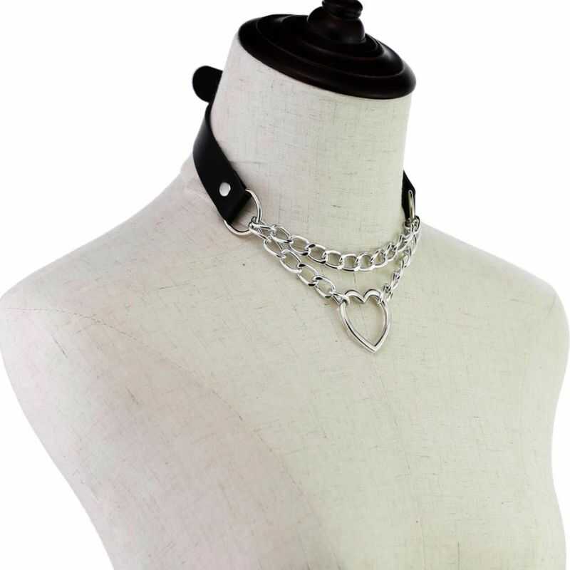 BDSM Halsband Herzanhänger - Image 3