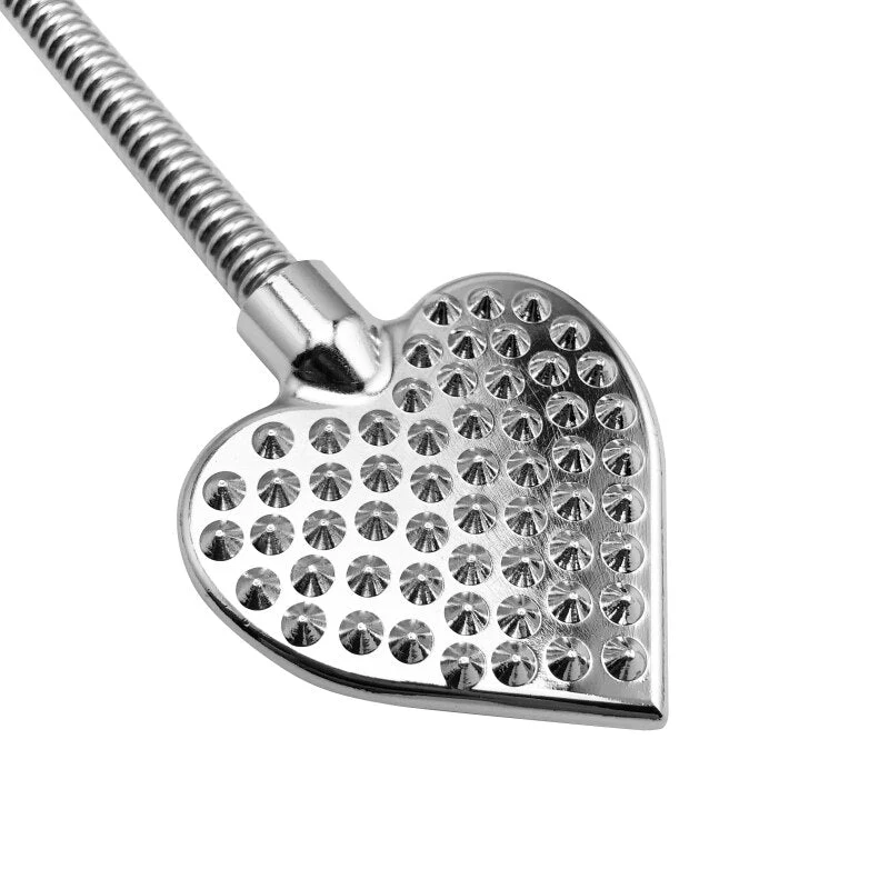 Herzförmiger Edelstahl Spiked Peitsche - Image 3