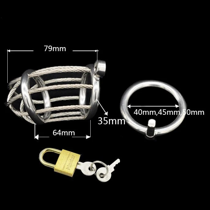 Keuschheitskäfig Für Männer Kabel - Image 2