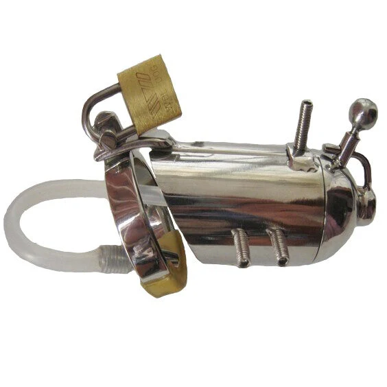 Keuschheitskäfigharnröhrensonde Schraube Flasche