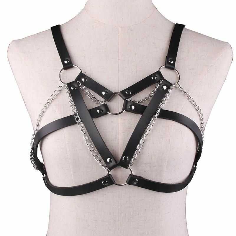 Leder bondage harness Für Damen - Image 4