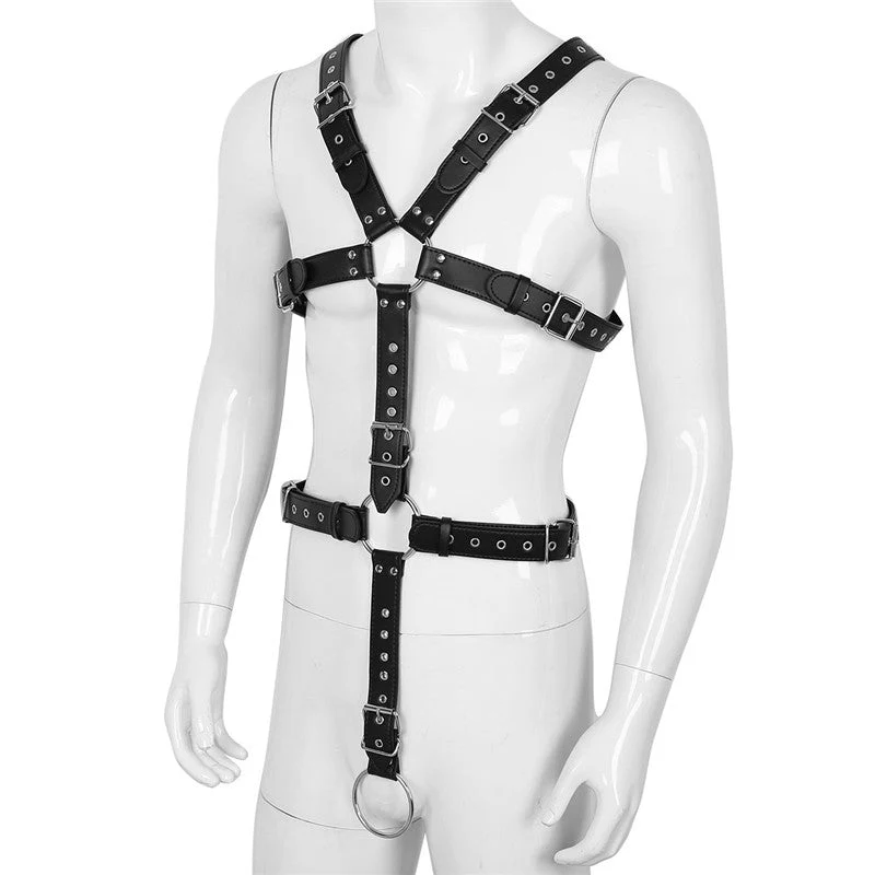 Leder bondage harness Für Herren - Image 2