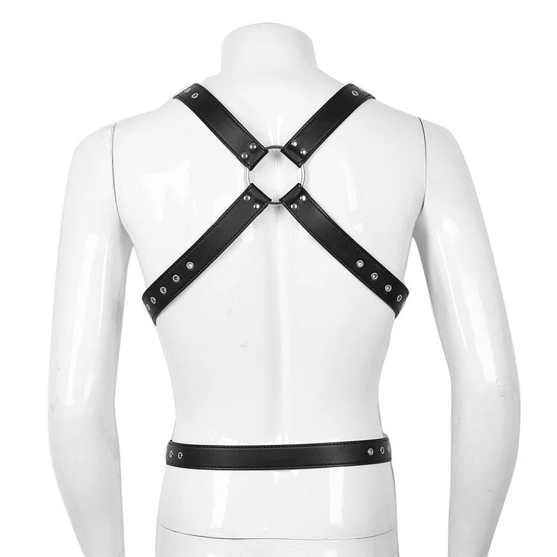 Leder bondage harness Für Herren - Image 3