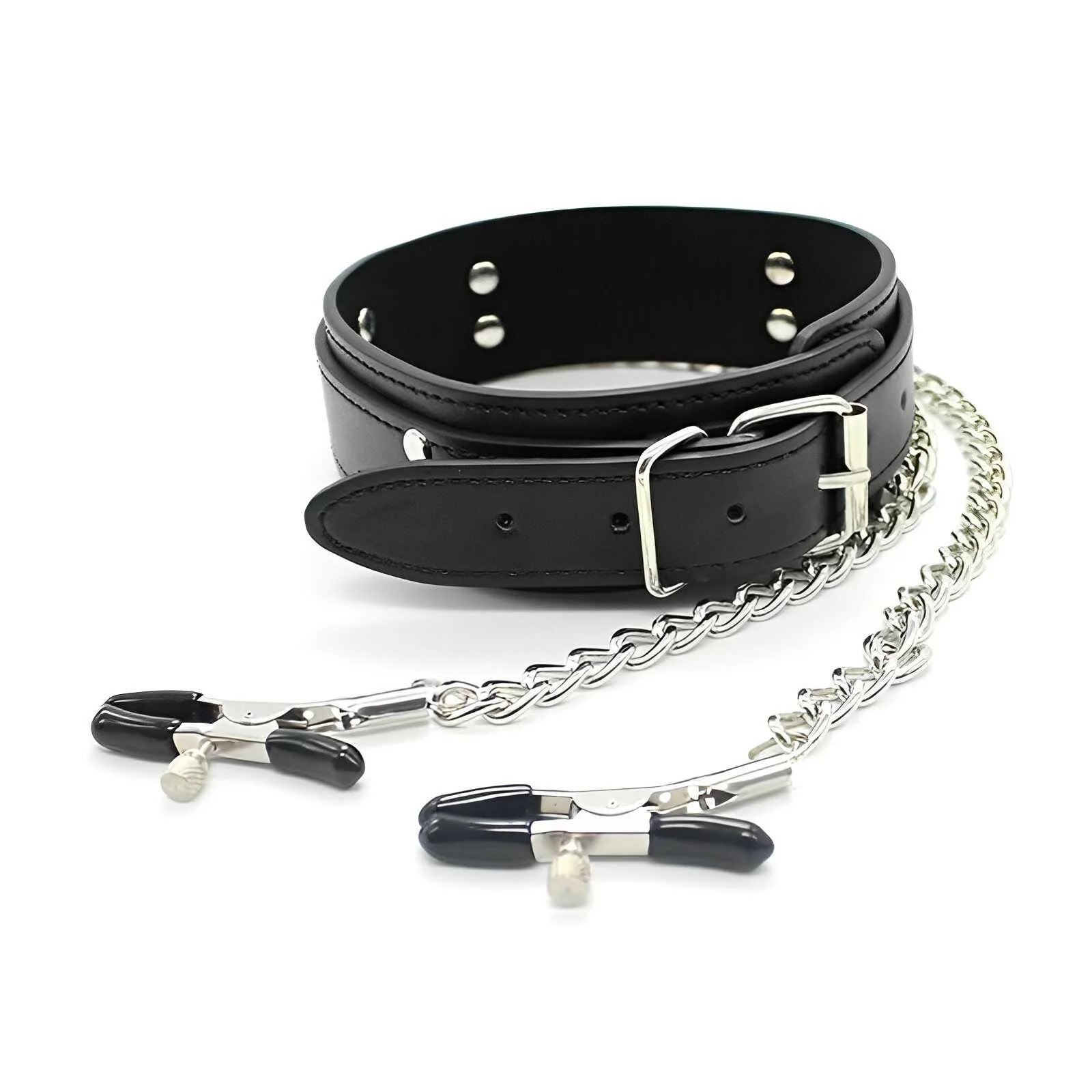Nippelklemmen Mit Halsband BDSM