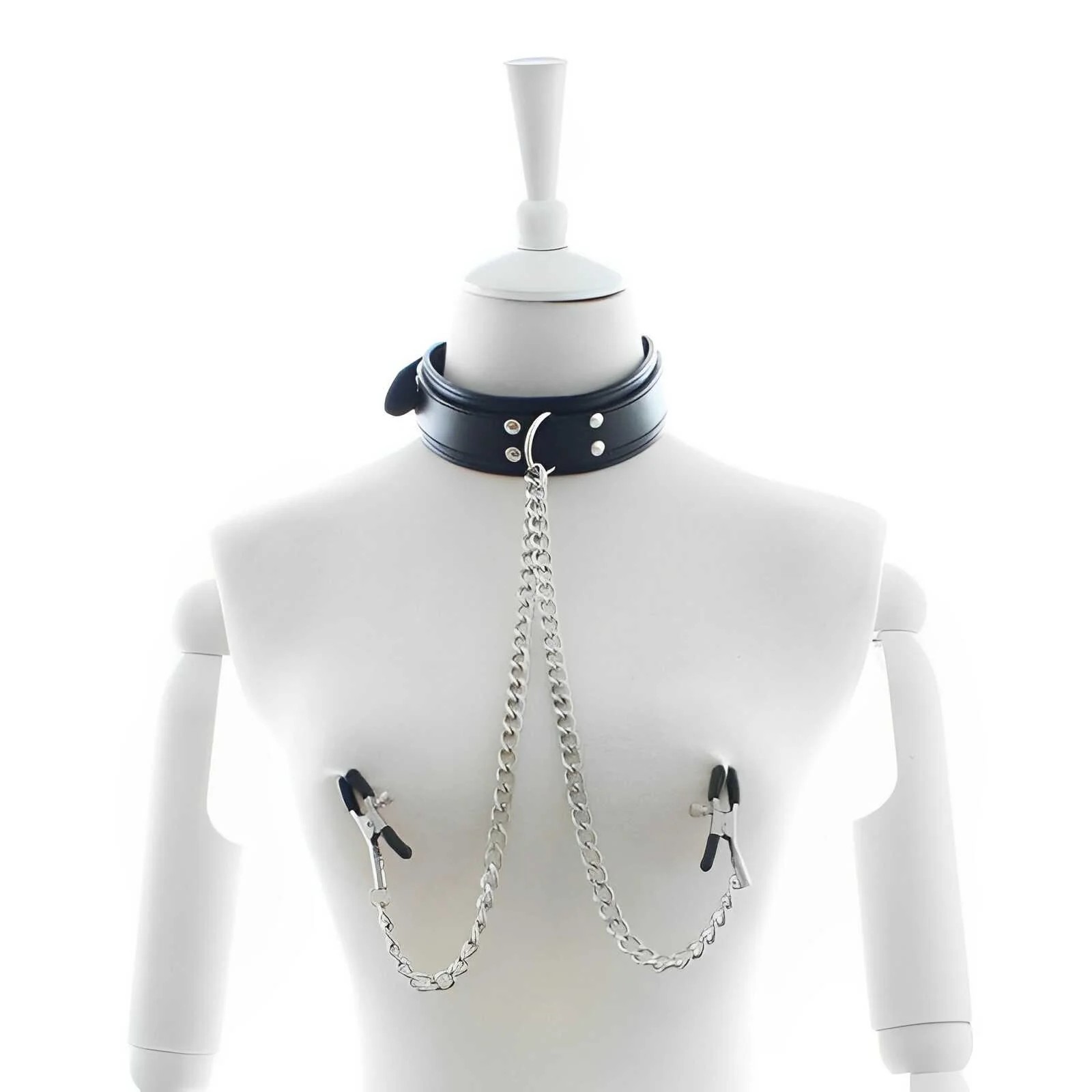 Nippelklemmen Mit Halsband BDSM - Image 2