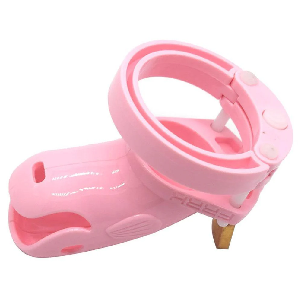 Plastik Peniskäfig für Männer - The fish rosa - Image 2