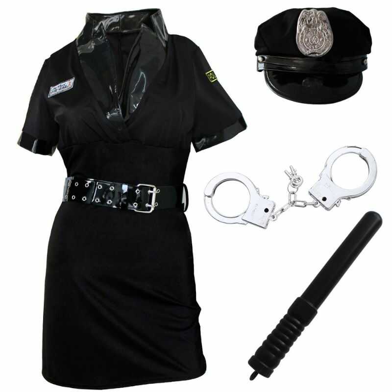 Sexy Polizistin Kostüm - Image 5