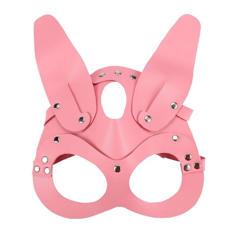 Sexy Rosa Hasenmaske BDSM