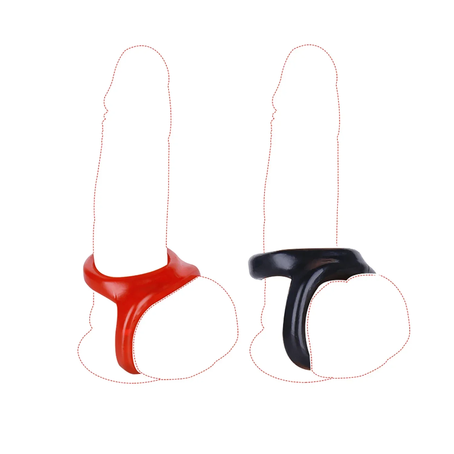 Silikonring für Penis und Hoden
