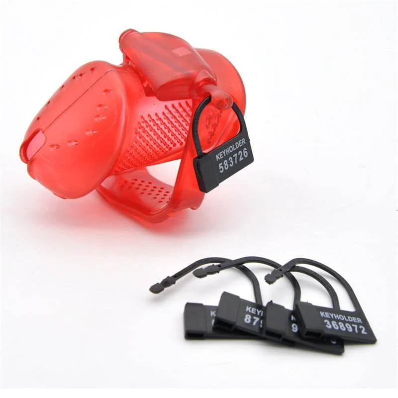 Ultralight Keuschheitskäfig Mann - VX 200 Red - Image 4